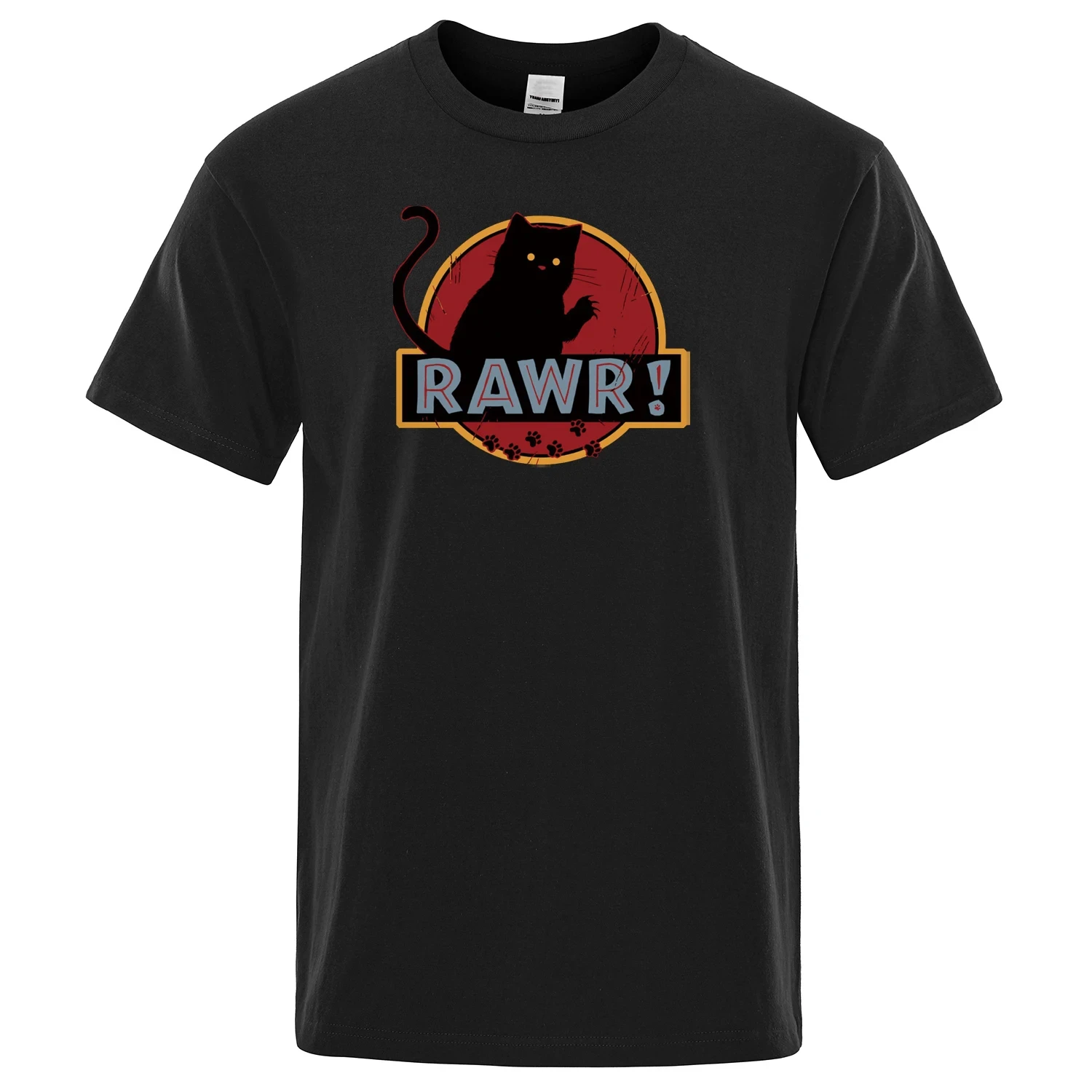 Streetwear Brand Cat - Breathable Cotton New Man Tshirt Streetwear