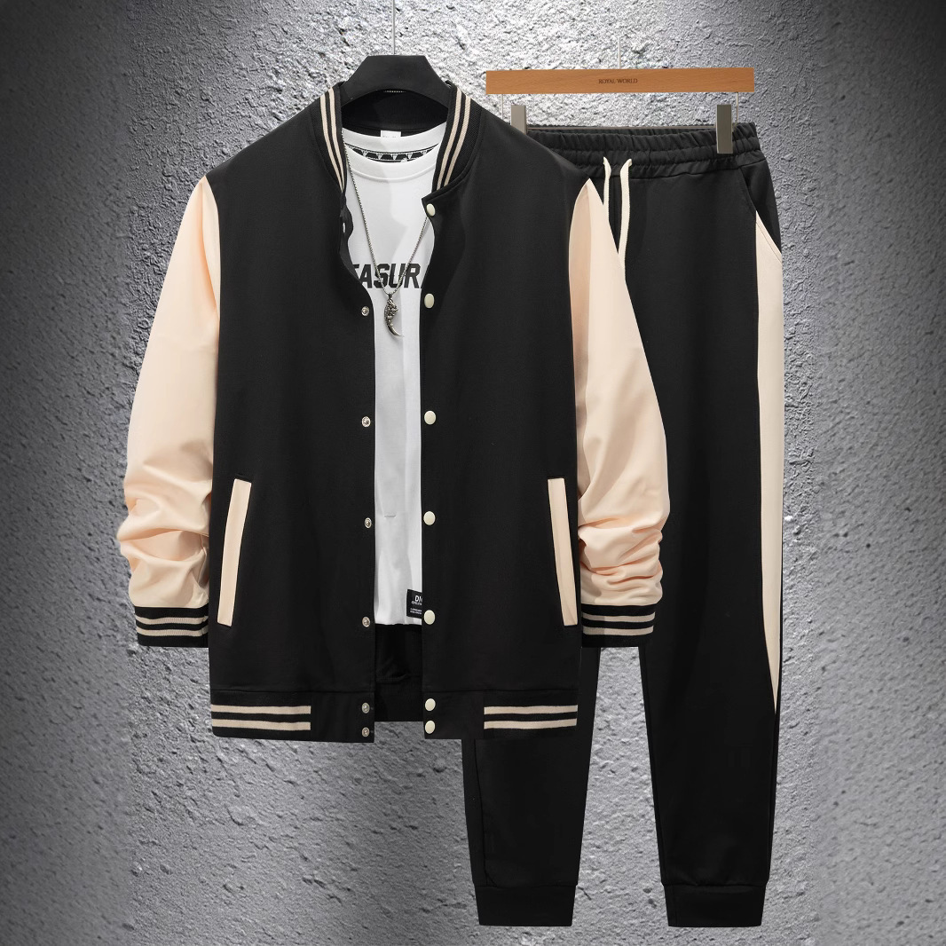 Autumn Winter New Men 2PCS Bas - огляд і ціна Streetwear Zipper