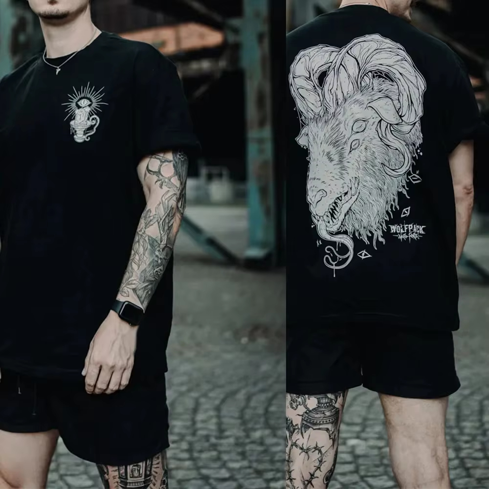 THE MOON Cat ​​Tattoo Style Tr - огляд і ціна Streetwear Brand Cat