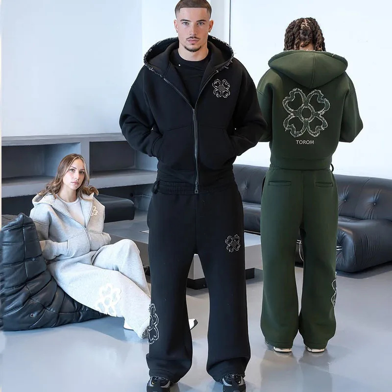 Spring Autumn Oversized 4 Leaf - огляд і ціна Streetwear Zipper