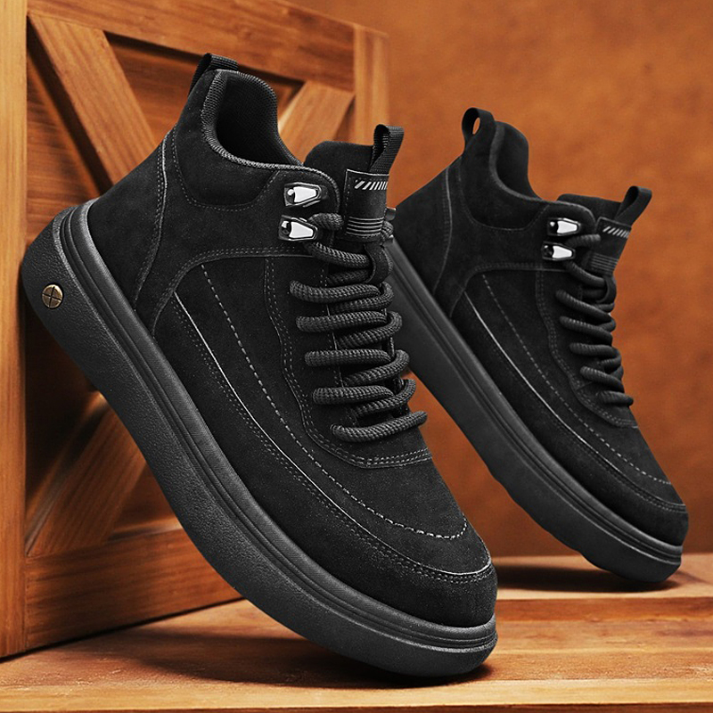 Mens Oxford Boots Casual High  - огляд і ціна Streetwear Zipper