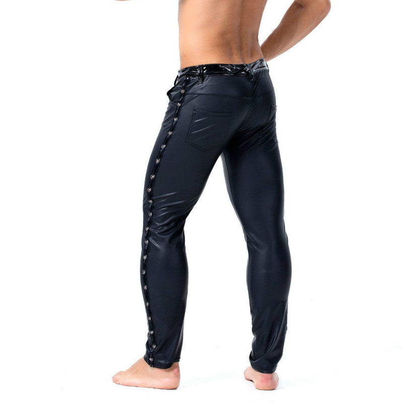S-XXL Brand Men Leather Rivet  - огляд і ціна Streetwear Brand Fashion