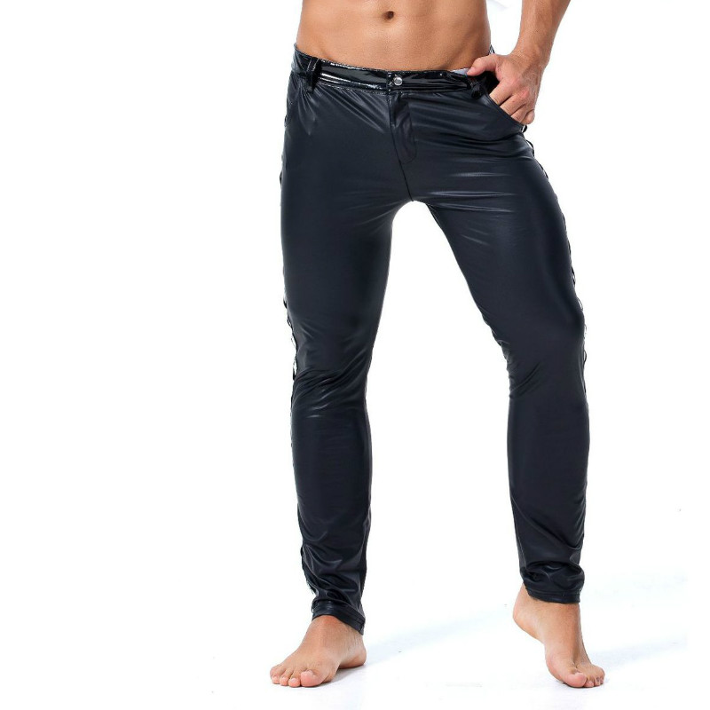 S-XXL Brand Men Leather Rivet  - огляд і ціна Streetwear Brand Fashion