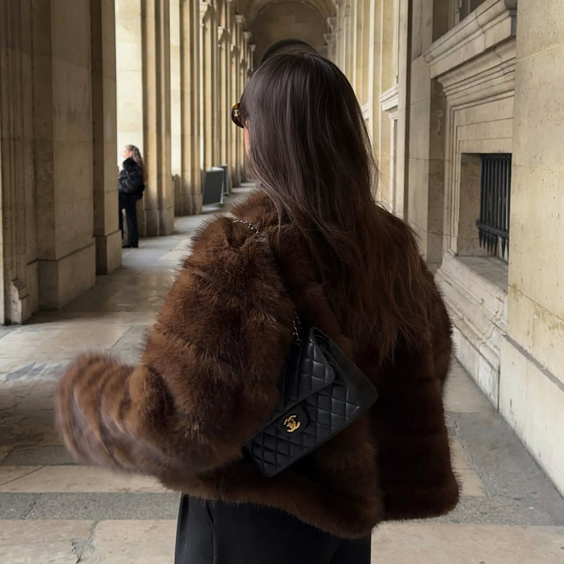 Vintage Brown Patchwork Fur Co - огляд і ціна Streetwear Brand Fashion