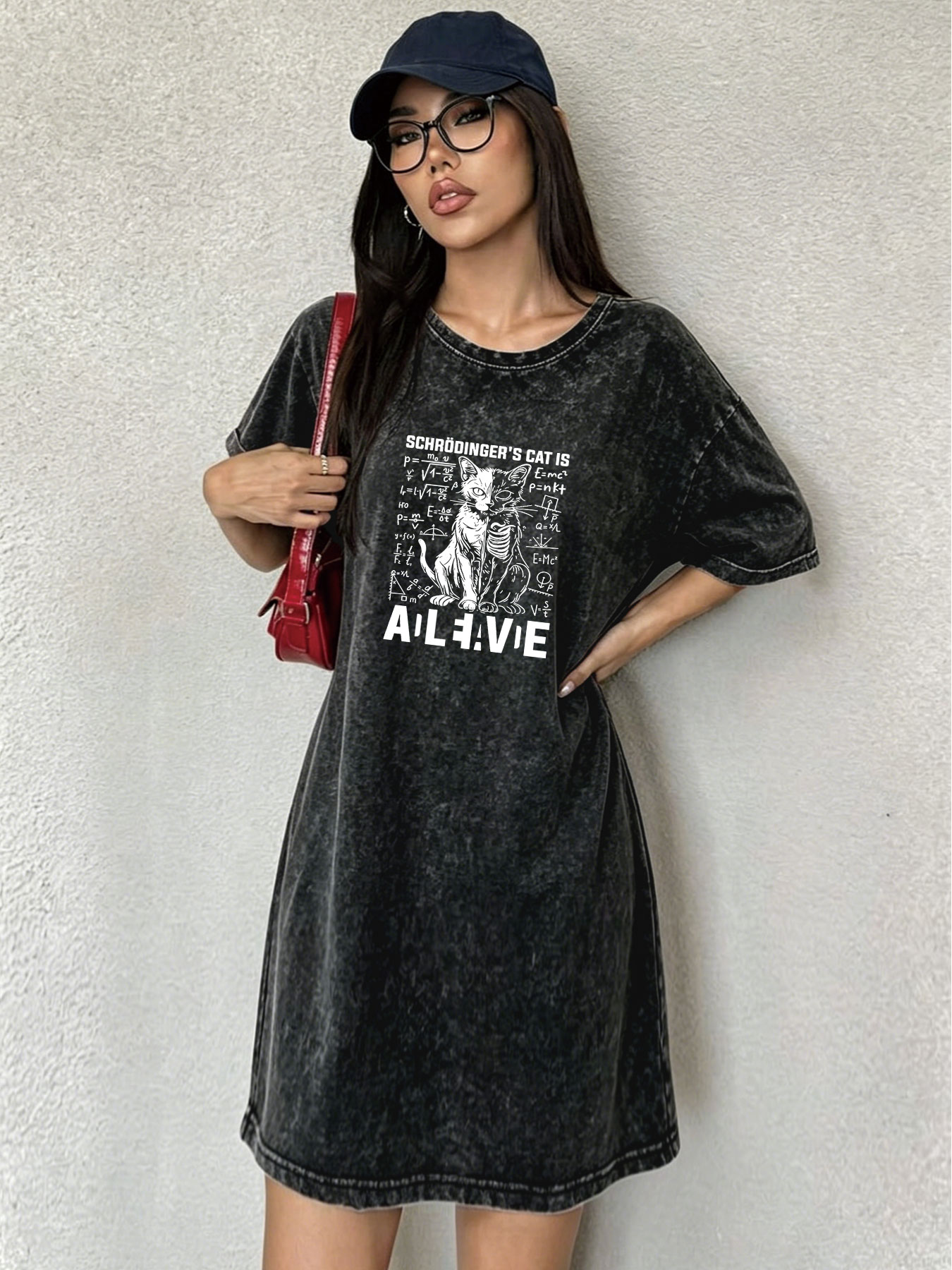 Vintage Washed Distressed T-Sh - огляд і ціна Streetwear Brand Cat