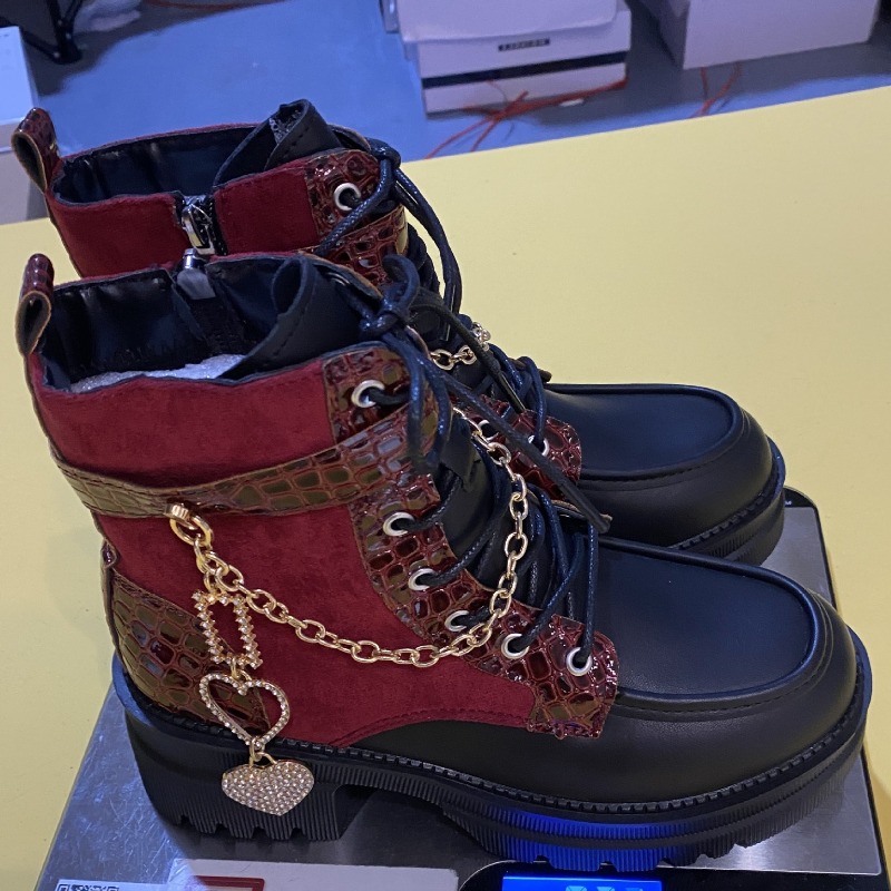 Womens Gothic Spliced Platform - огляд і ціна Streetwear Zipper