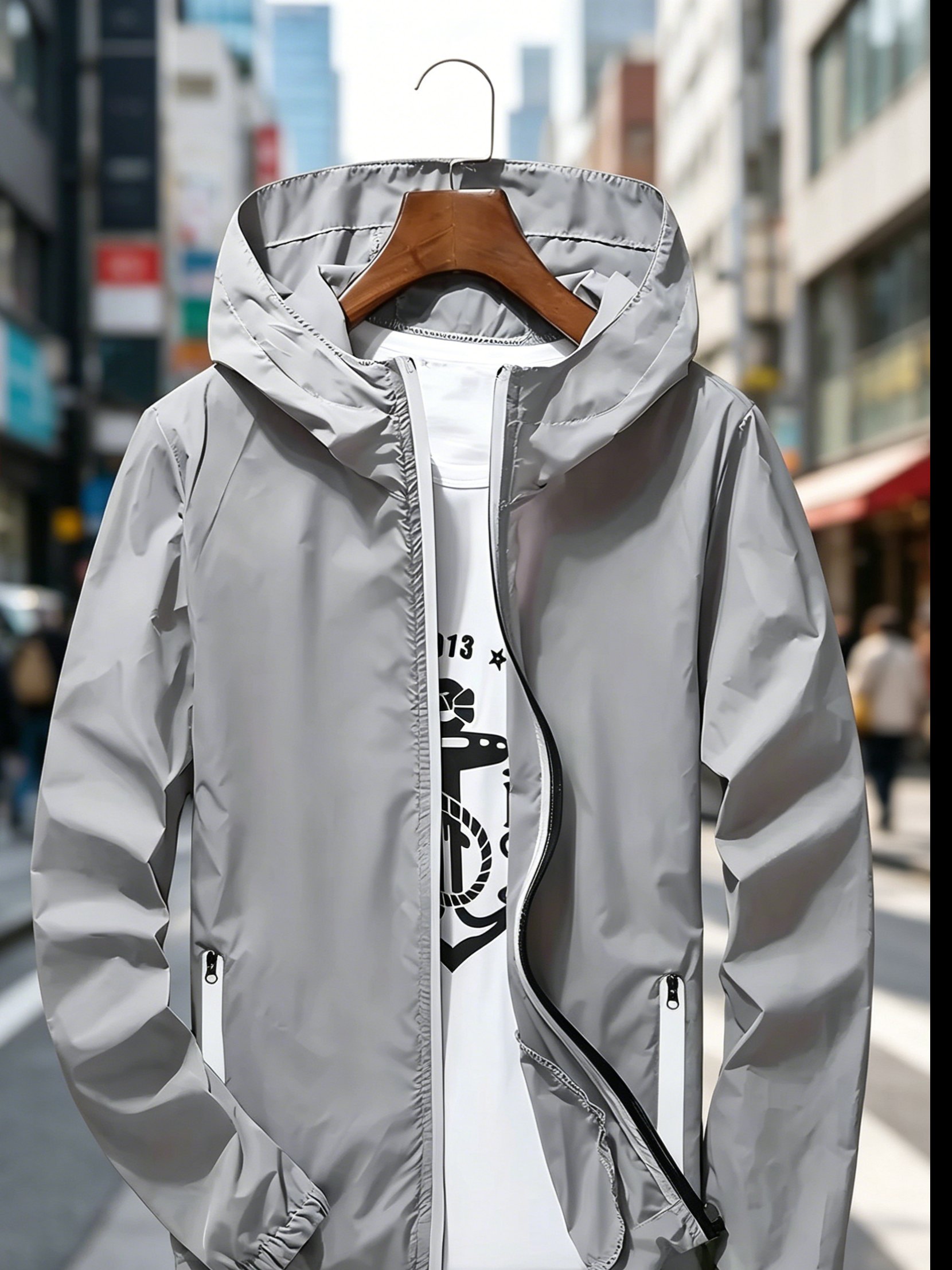 Men's Premium Lightweight Hood - огляд і ціна Streetwear Zipper