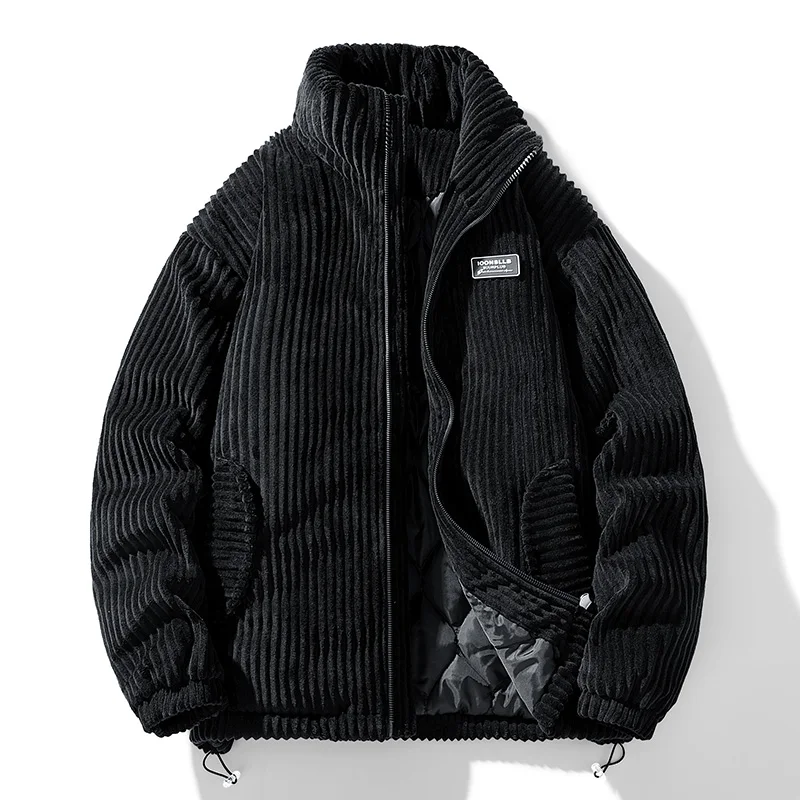 Men Winter Corduroy Puffer Jac - огляд і ціна Streetwear Brand Fashion